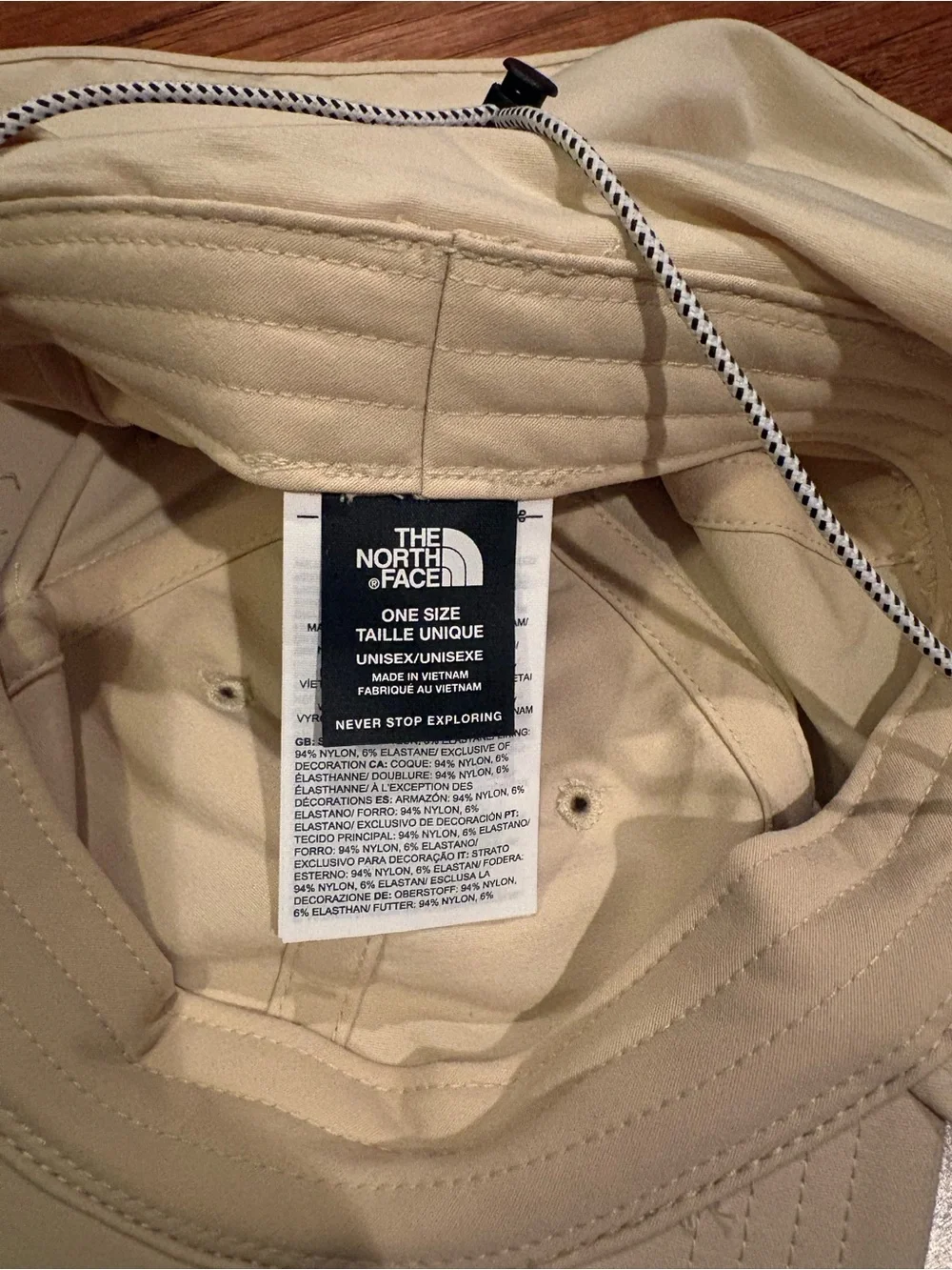 The North Face tags brand without